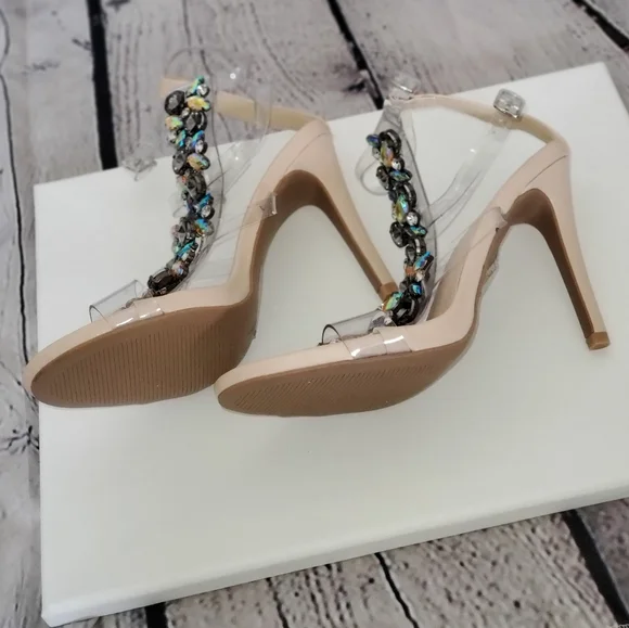 Rhinestone heels Qupid size 8 1/2 - Picture 7 of 7